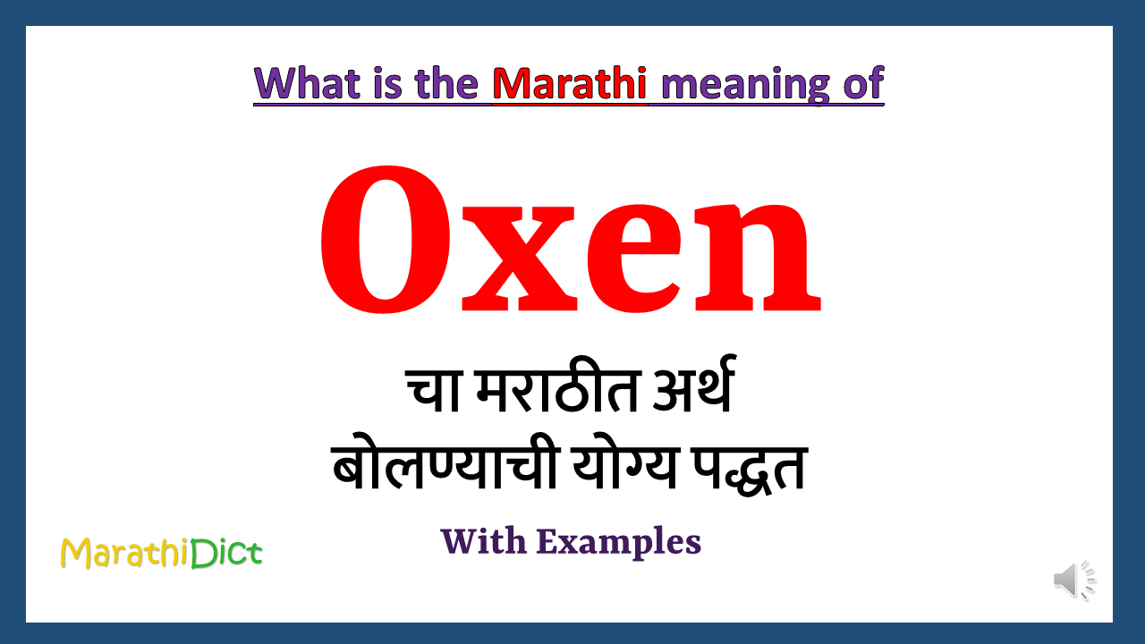Oxen-meaning-in-marathi